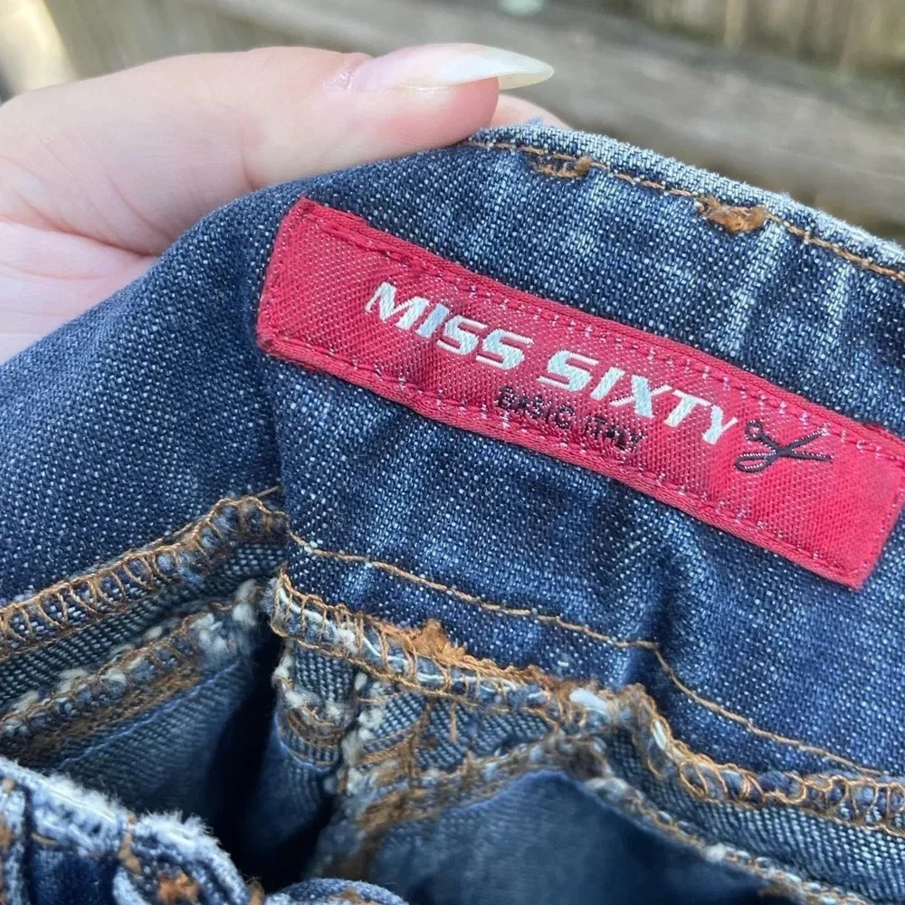 MISS SIXTY Y2K LOW RISE FLARE JEANS - Picture 4 of 7